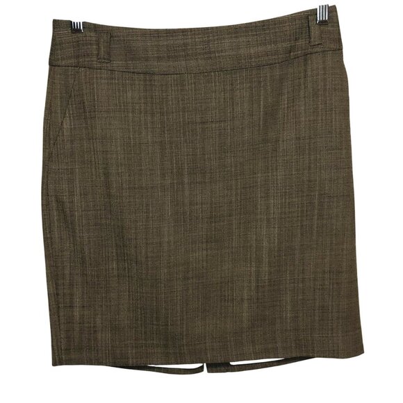 Banana Republic Dresses & Skirts - Banana Republic Women’s Size 6 Tan Wool Blend Lined Pencil Skirt Stretch